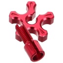 RED ANODOWANA BOLT ADJUSTABLE GRIP DO MOTORCYCLES  photo 7