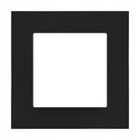 Одинарная рамка Simon 55 Line матовый черный