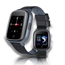 Детские умные часы CALMEAN Touch 2 GPS 4G GAMES WATER RESISTANT черные