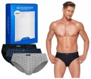 ТРУСЫ МУЖСКИЕ HENDERSON ИЗ ХЛОПКА, 3 ПАКЕТА 1446-K552 M