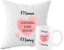 ПОДУШКА-КРУЖКА ПОДАРОК ​​ДЛЯ МАТЕРИ НАБОР МАМА ДЛЯ МАТЕРИ С ПРИНТОМ НАБОР