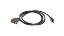 Кабель-переходник DIGITUS HDMI Highspeed 1.3 Type A / DVI-D(18+1), M/M 2 м, черный