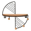 Kis fém fali polc display kulcstartókkal ékszerek