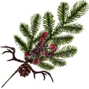 Веточка, украшение из боярышника, букет, украшение из ели