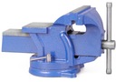 ПОВОРОТНЫЕ ЗАМОЧНЫЕ ТИСКИ 150 мм С НАКОВАЛЬНЕЙ, ПОВОРОТНОЙ НА 360°