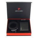 МУЖСКОЙ КОЖАНЫЙ КОШЕЛЕК ЧЕРНЫЙ RFID ПОДАРОК