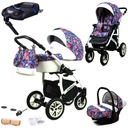 ТРОПИЧЕСКАЯ ДЕТСКАЯ КОЛЯСКА 4в1 АЛЮМИНИЙ + БАЗА ISOFIX