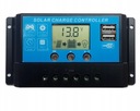 Контроллер заряда солнечной батареи 10А LCD USB