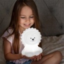 ЛЕВ НІЧНИК ДЛЯ ДІТЕЙ LED RGB СИЛІКОНОВИЙ BLUETOOTH ДИНАМІК