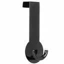 WIESZAK HACZYK ZAWIESZANY NA DRZWI CZARNY LOFT