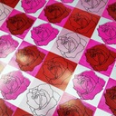 Бумажные розы для подарков 57смх20м 20м340