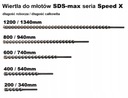 СВЕРЛО SDS-MAX Speed-X 32/800/920 мм BOSCH