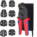 ОБЖИМНЫЙ ИНСТРУМЕНТ ЩИПЦЫ НАБОР ПРЕСС ДЛЯ КОНЦЕВЫХ РАЗЪЕМОВ КАБЕЛЕЙ 9 МАТРИЦ