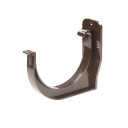 крючок, держатель желоба, желоб ПВХ, 125мм, КОРИЧНЕВЫЙ