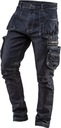 NEO spodnie robocze JEANS r. XL/54 DENIM do pasa Długość spodni długie