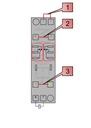 Контакторное реле 230 В переменного тока 2x5A 1x10A с розеткой