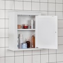 Sobuy FRG203-W Навесной шкаф для дверей медицинского шкафа для ванной или кухни