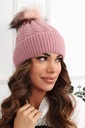 CZAPKA DAMSKA ZIMOWA CIEPŁA POMPON BEANIE KOLORY