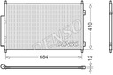 CONDENSADOR DE ACONDICIONADOR HONDA HR-V 1.5 1.6D 08.15- DENSO 