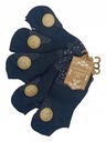 Členkové Ponožky ABS Protišmykové Dámske Ponožky Bambusové Čierne 5-PAR 39-42 Dominujúci vzor bez vzoru