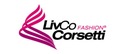 Livco Corsetti Thorjako krásna nočná košeľa a tangá púdrová ružová L/XL Dominujúca farba ružová