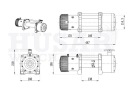 WYCIAGARKA HUSAR WINCH BST S 8500 4T 12V ЛАФЕТА  фото 7