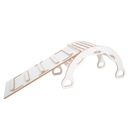 КАЧАЛКА С РУЧКАМИ РАЗДВИЖНАЯ ЛЕСТНИЦА TUPTIWOOD