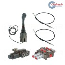 DISTRIBUTEUR HYDRAULIQUE 2Q75 90L 3 SECTION JOY 1P CÂBLES 2,5M GALTECHphoto 9