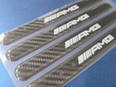 Защитные наклейки на ручки дверей Mercedes AMG Carbon