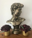 Большой декоративный бюст греческий римская голова 67 см.