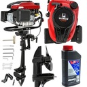 Подвесной двигатель внутреннего сгорания мощностью 6,5 л.с. для понтонного катера.