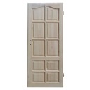 Дверь СОСНА, СПРАВА, 90СМ, Необработанная, с полным фальцем