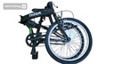 Rower składany Discovery Nilox X0 rama 50,8 cm koło 20 &quot; czarny Hamulce V-brake