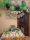 Набор на день рождения, украшения, воздушные шары, гирлянда на день рождения футболиста