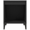 vidaXL Nočný stolík, čierny, 40x35x50 cm Šírka nábytku 40 cm