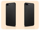 Puzdro pre Apple IPHONE 7 PLUS / 8 PLUS (Čierne, Matné, Silikón) + SKLO Farba čierna