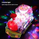 Priehľadná hračka vláčikodráha s chladným svetelným a zvukovým efektom (31) Vek dieťaťa 3 roky +