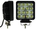 LAMPA ROBOCZA 16 LED LEDOWA 48W CE 12-24V MEGA MOC ROZPROSZONA GRUBA