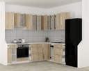 Отдельно стоящий кухонный шкаф ED ECON sonoma b_S40_1F