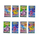 КАРТЫ ПОКЕМОНОВ 10 АЛЫХ И ФИОЛЕТОВЫХ ОДИНАРНЫХ КАРТ