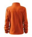 Женский флисовый свитшот, на молнии, карманы RIMECK 504 оранжевый XL