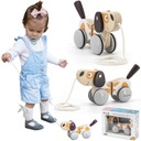 ДЕРЕВЯННЫЙ ПУЛЛЕР ДЛЯ СОБАКИ ДЛЯ ТЯШЕНИЯ ДЕТЕЙ, ОБУЧАЮЩИХСЯ ХОДИТЬ VIGA POLARB