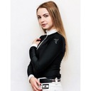 KOSZULA KONKURSOWA BASIC Z DŁUGIM RĘKAWEM BLACK R.32