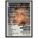 21 savage American Dream Plagát Obrázok s albumom v rámčeku Darček