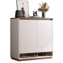 СОВРЕМЕННЫЙ КОМОД, БЕЛАЯ ЕМКОСТЬ ДЛЯ ОБУВИ, КНИЖНЫЙ ШКАФ ДЛЯ ОБУВИ, 2 ДВЕРИ, УЗКИЙ