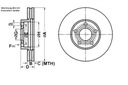 DISQUES DE FREIN 2 PIÈCES VW AVANT PASSAT 1,6-2,8 96-0 photo 2 - milautoparts-fr.ukrlive.com