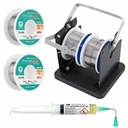 AMTECH 223-UV ПАСТА 10г + ПАЯЛКА 0,5 1,0 + ПОДСТАВКА-ОРГАНАЙЗЕР