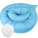 РОЛИКОВАЯ ПОДУШКА-ЗАЩИТНИК ДЛЯ КРОВАТИ 200 СМ - синий