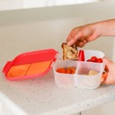 B.BOX Mini Lunchbox KONTAJNER Raňajky DRŽIAK Prevažujúcy materiál plast