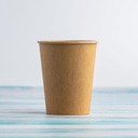 Эко бумажный стаканчик для кофе коричневый 180мл - 50 шт
